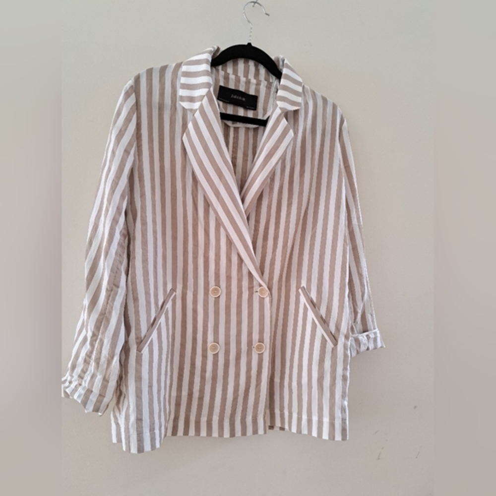 20. Zara striped summer blazer